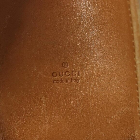 GUCCI Shoulder Bag Canvas Leather Beige Brown 110295 Auth - Picture 9 of 15